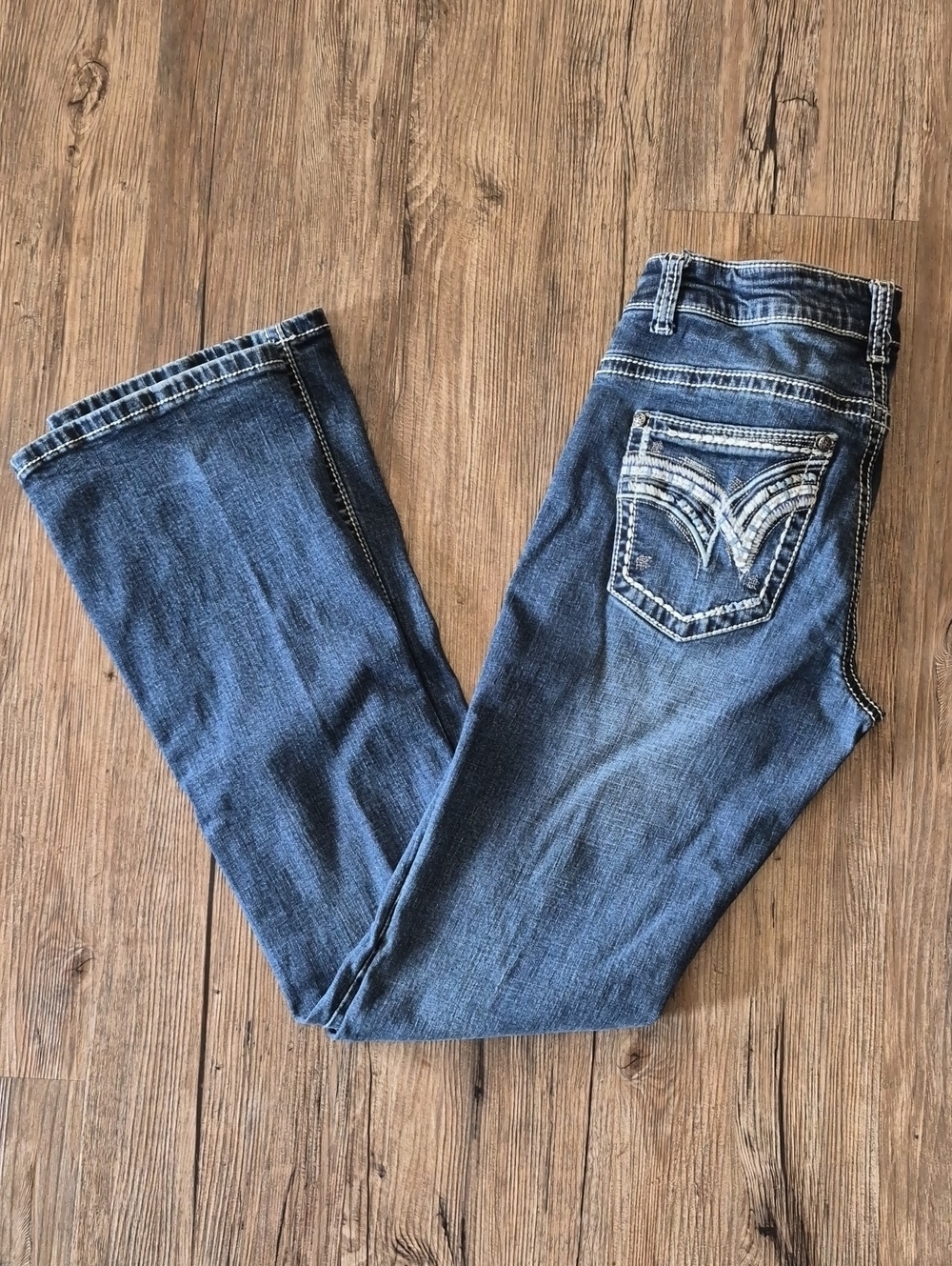 Janie Women's Dark Blue Boot Cut Jeans